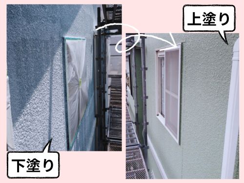 合志市O様邸の外壁塗装の様子　2412172